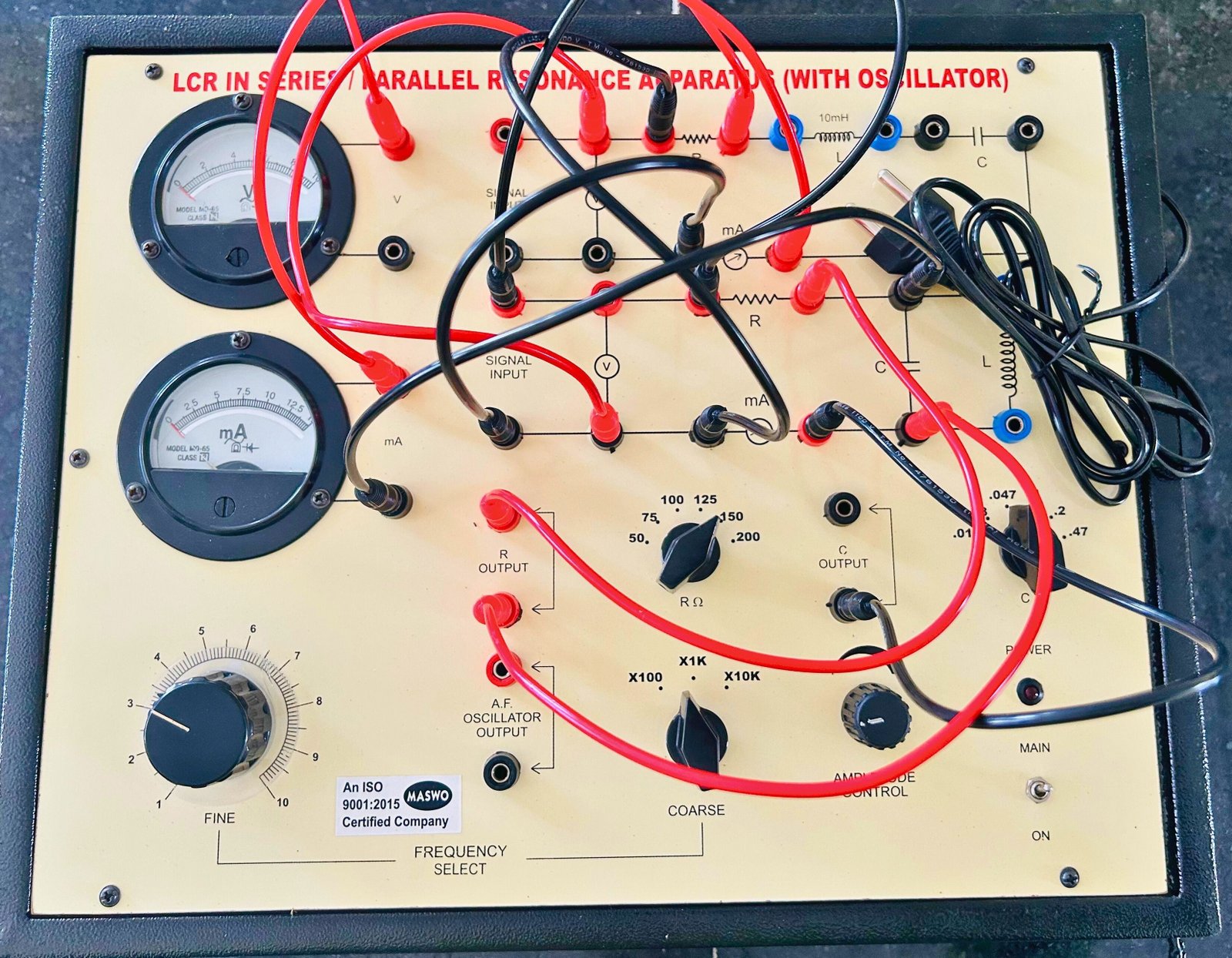 LCR circuit experiment
