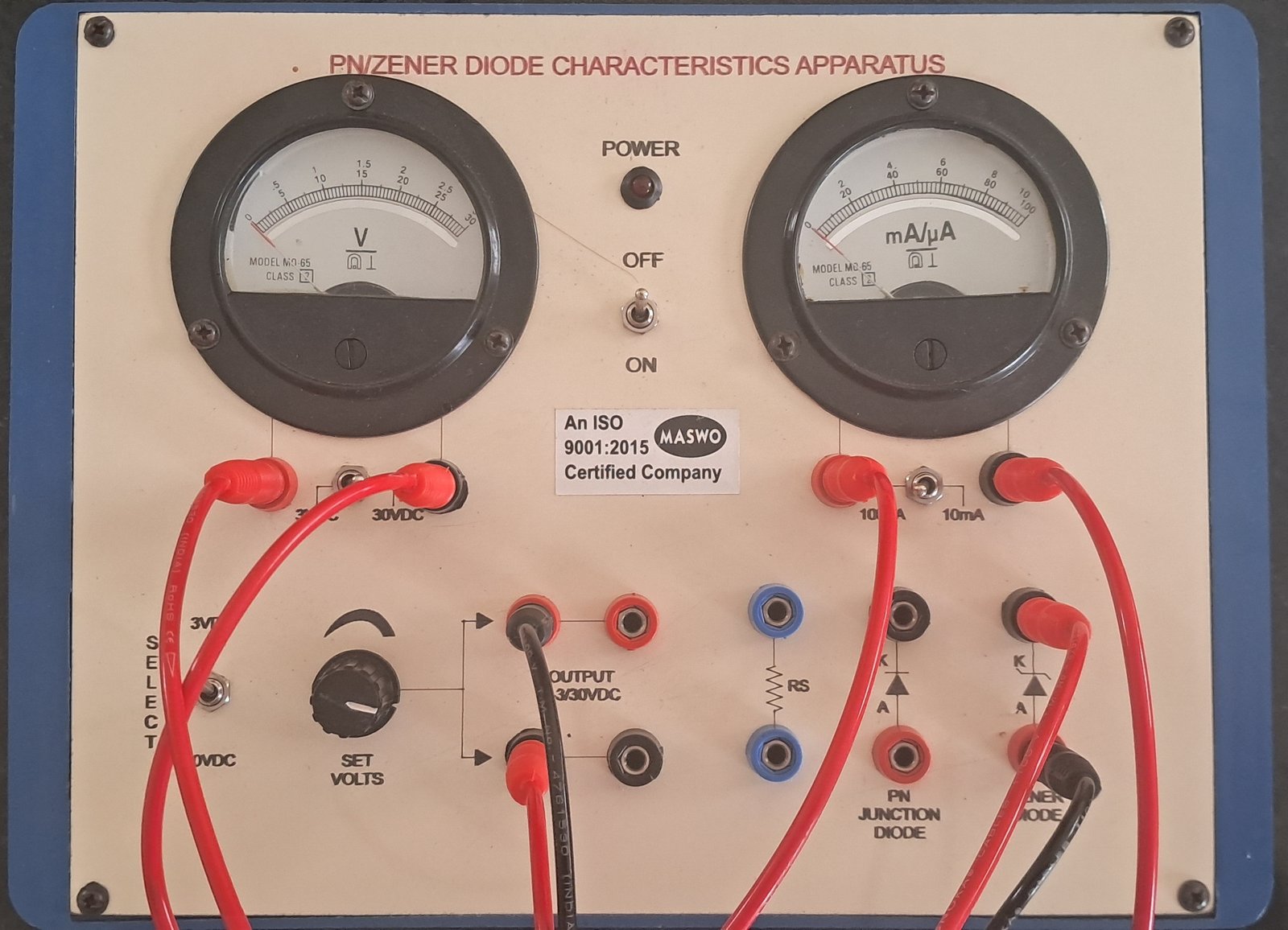 PN junction and Zener diode experiment